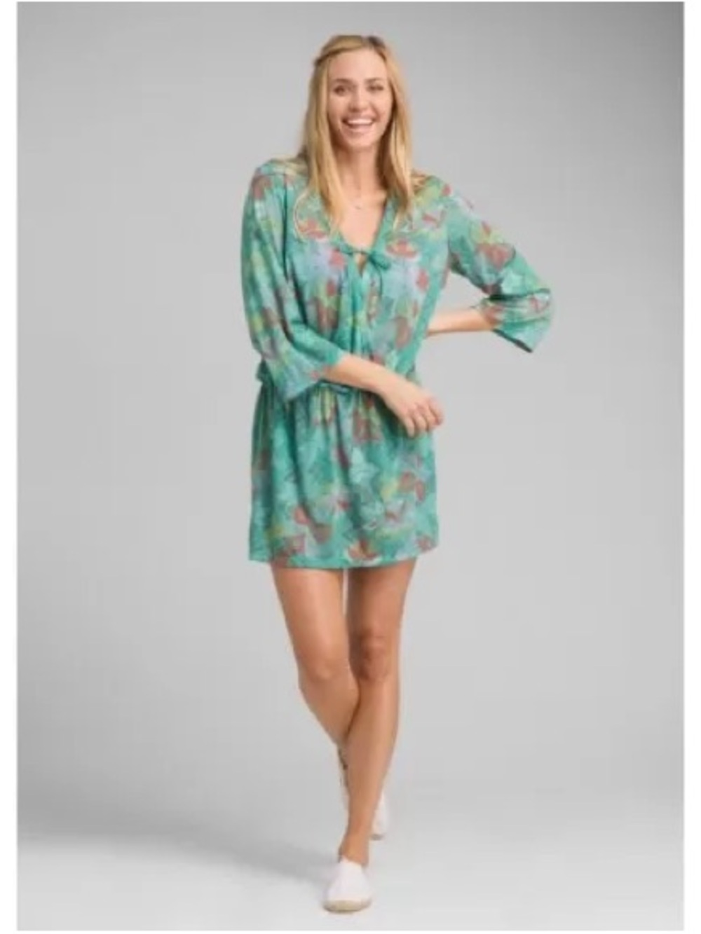 prAna KEOKI TUNIC Womens
Green Resort Wear Beach Cover Up
Size XL